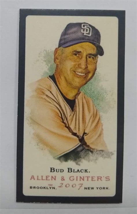 Topps Allen Ginter Mini Bub Black Black Border Padres Ebay