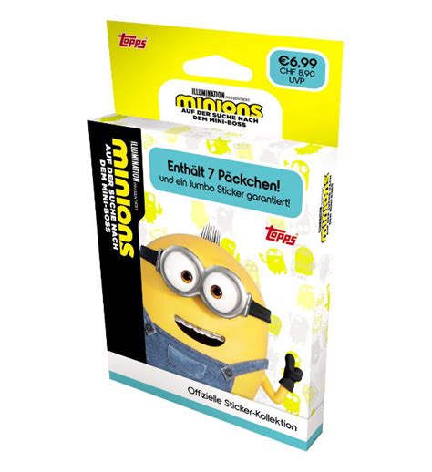 Topps Minions The Rise Of Gru Stickers Eco Blister Stickerpoint