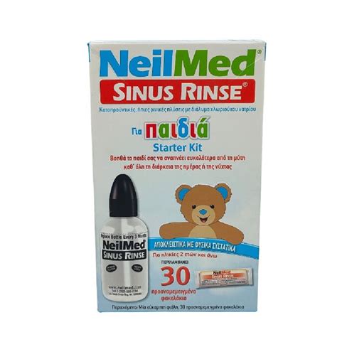 NEILMED Sinus Rinse Pediatric Starter Kit 120ml 30sachets C Pharmacy