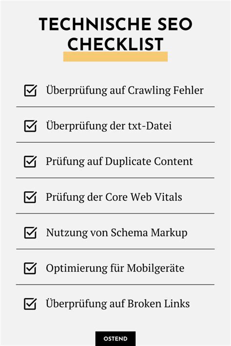 Technisches Seo Anleitung Best Practices Und Checkliste Ostend Digital