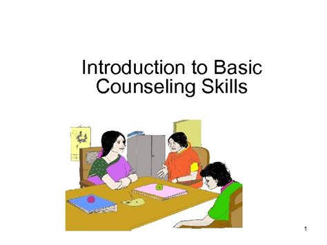 Introduction To Basic Counseling Skills 1 Training