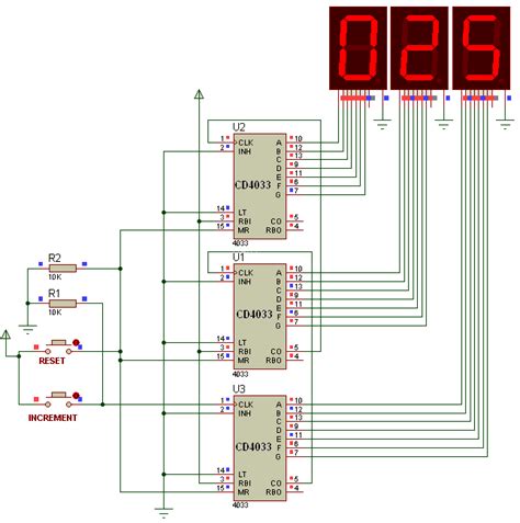 Three Digit Object Counter Steps Make