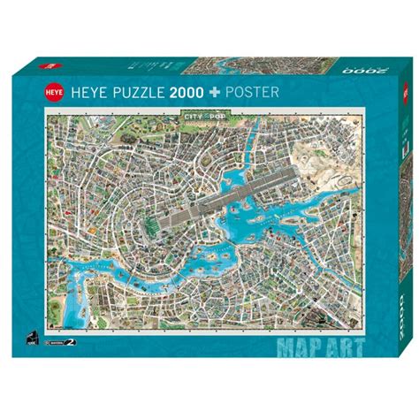 Puzzle Heye La Ciudad De Pop De 2000 Piezas Kubekings