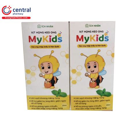 [CHÍNH HÃNG] Xịt Họng Keo Ong MyKids ngừa bệnh khoang họng cho bé