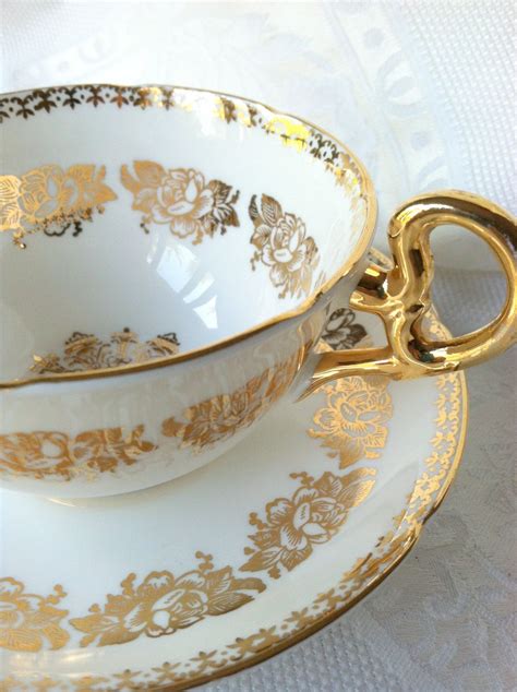 Antique Royal Grafton Fine Bone China Tea Cup And Saucer Etsy Tea