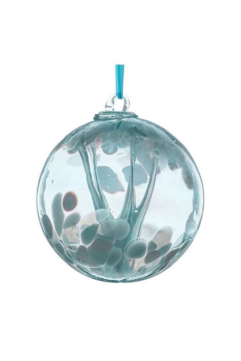 Decorative Accessories Sienna Glass 10cm Spirit Ball Pastel Blue Sienna Glass