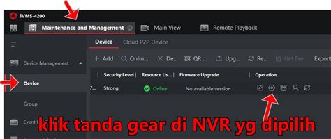 tentang ivms  software client cctv hikvision konfig sederhana