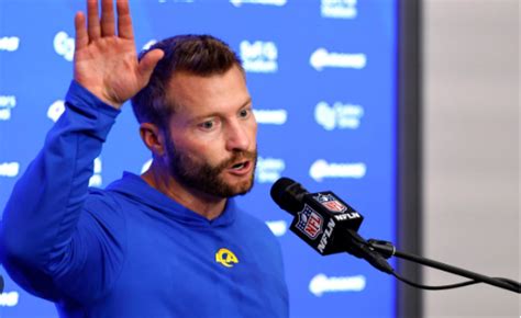 Rams News Just In Rams Head Coach Sean Mcvay Makes A Shocking