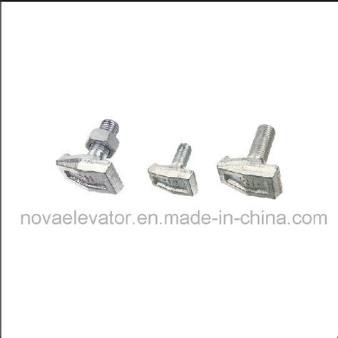 Forged Elevator Lift Guide Rail Clips China T Type Rail Clip And Rail