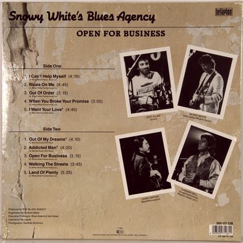 Snowy White S Blues Agency Open For Business First Press Germany