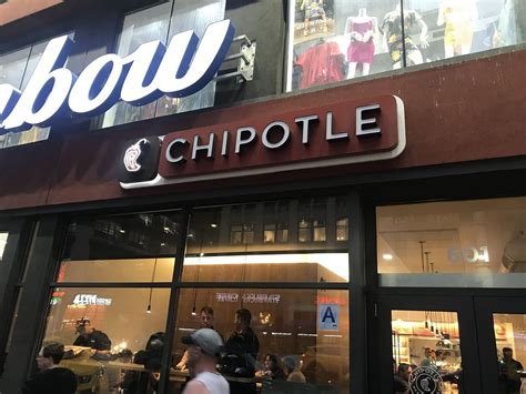 Chipotle Mexican Grill New York City 601 8th Ave Garment District