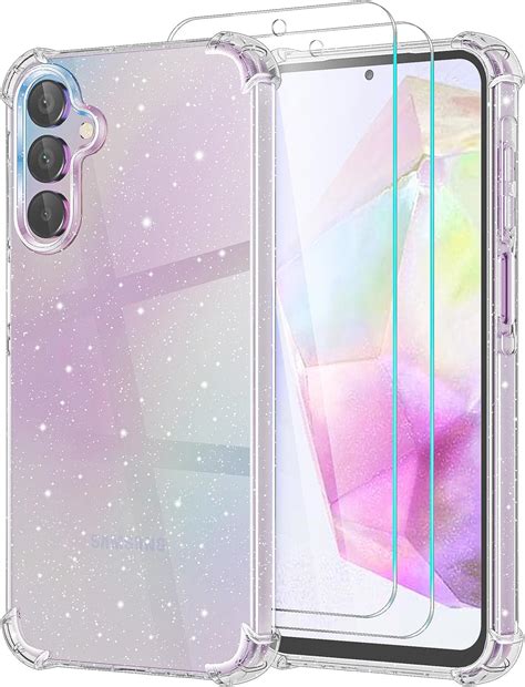 Amazon.com: Galaxy A35 Glitter Case for Samsung Galaxy A35 5G Phone