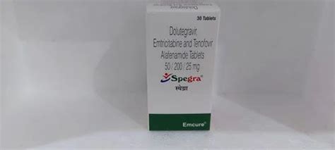 Dolutegravir Emtricitabine Tenofovir Alafenamide Tablet Spegra X