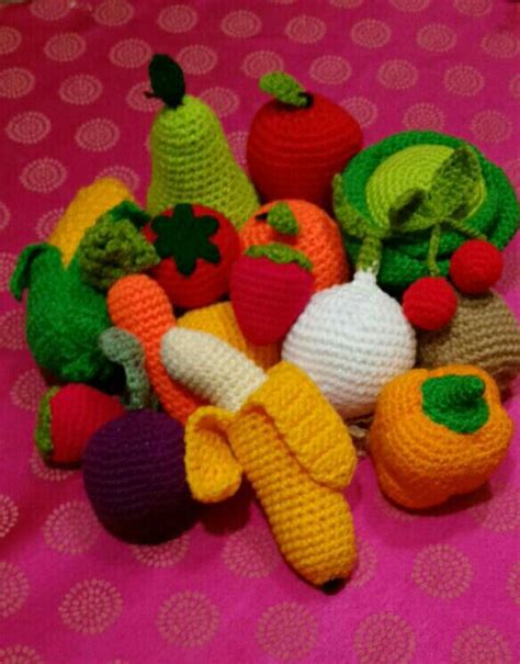 Frutas Y Verduras En T Cnica Amigurumi Frutas Y Verduras Ara Ita