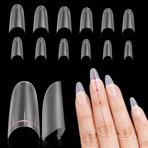 Amazon Lionvison Almond Nail Tips Short Pcs Multifunctional No