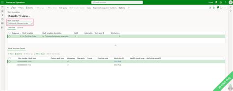 Setup And Processing Example Of Outbound Shipment Orders For D Wom