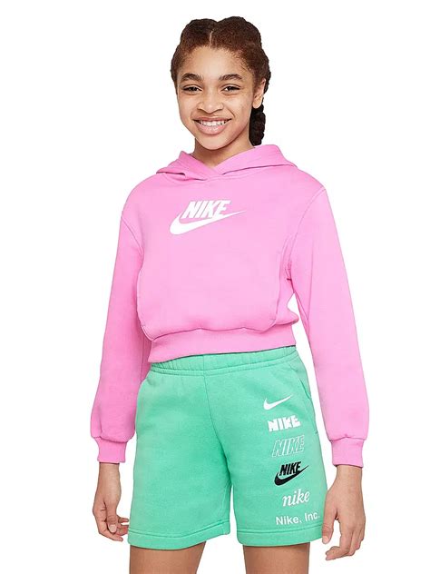 Nike Mädchen Hoodie Sportswear Club Fleece Rosa