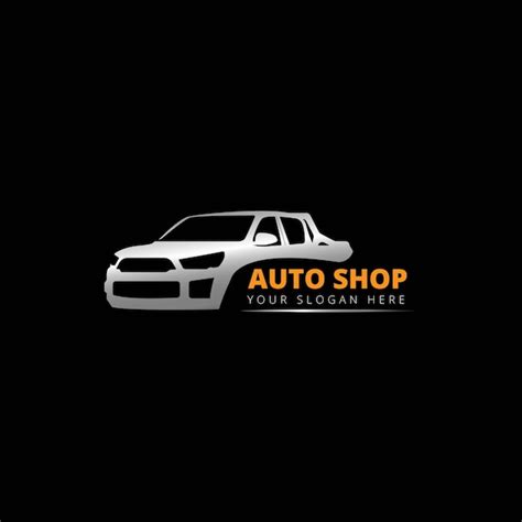 Premium Vector | Auto shop logo design vector template