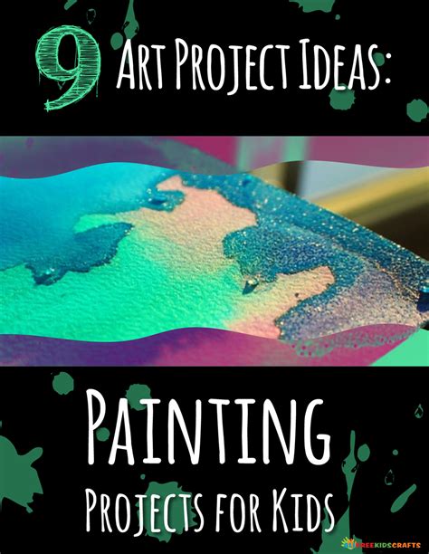 9 Art Project Ideas: Painting Projects for Kids | AllFreeKidsCrafts.com