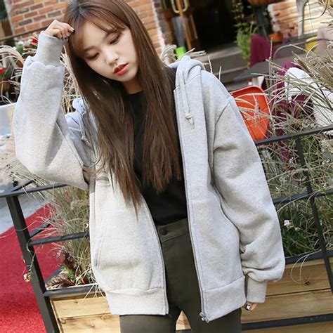 Autumn Fashion Hooded Outwear Hoodies Women Casual Tie Collar Long