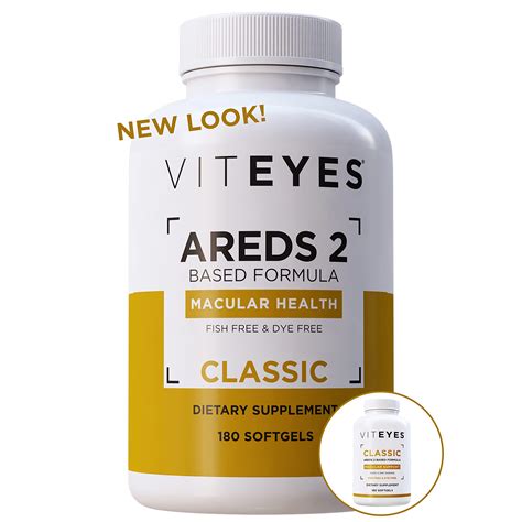 Viteyes AREDS 2 Classic Macular Health Formula Softgels 180 Count