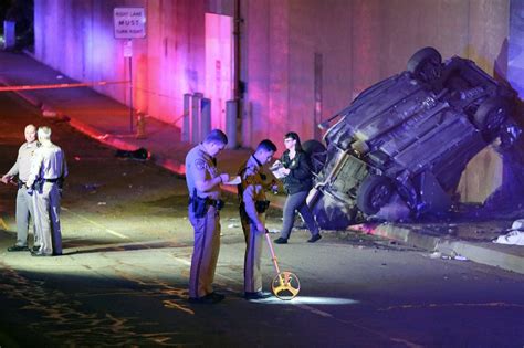 Teens Idd As 3 Killed When Car Overturns Near Pasadena Freeway Chp Ktla