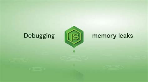 The Logo For Debugging Memory Leaks Which Is Green With Black Letters