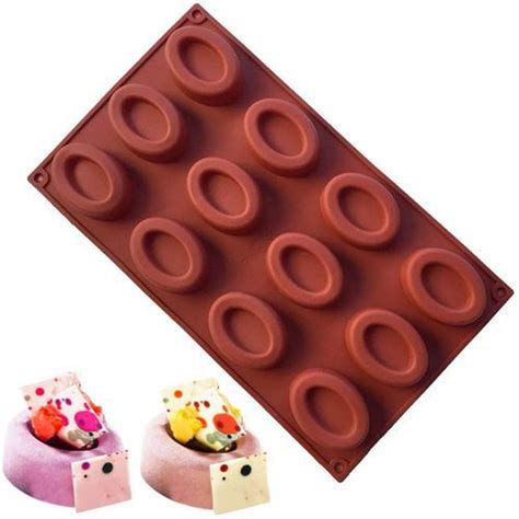 Trous Creux Donut Moule Ovale En Silicone G Teau Chocolat