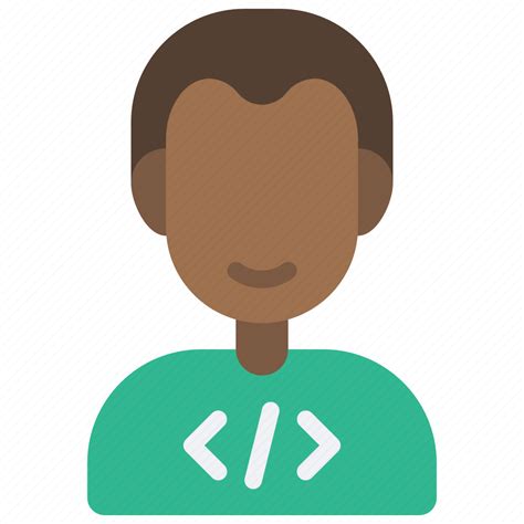 Male Developer Avatar Person User Man Programmer Icon Download