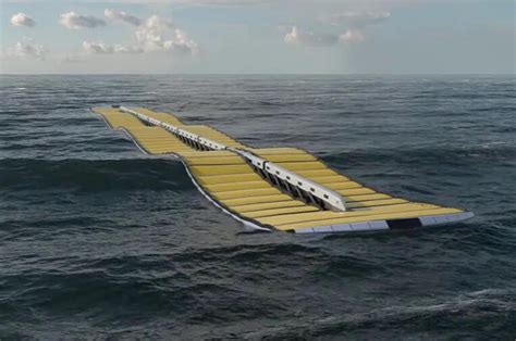 Spine Like Floating Platform Harnesses Water Wave Energy Yanko Design