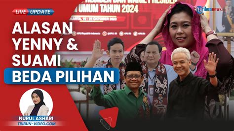 BEDA PILIHAN Yenny Wahid Suami Di Pilpres Pilih Dukung Ganjar Mahfud