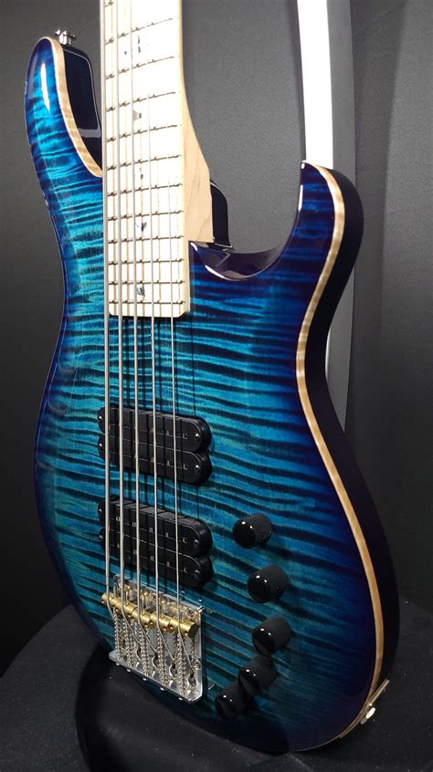 Prs Grainger 5 String Bass Guitar 10 Top Cobalt Blue 086 Bay Tunes