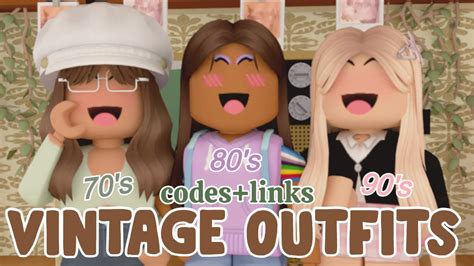 Vintage Roblox Outfits With Codes And Links 70s 80s 90s L