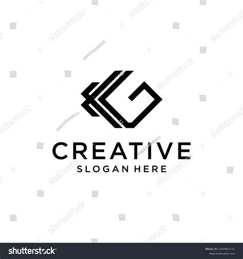 Letter Kg Logo Design Template Stock Vector (Royalty Free) 2147821711 | Shutterstock