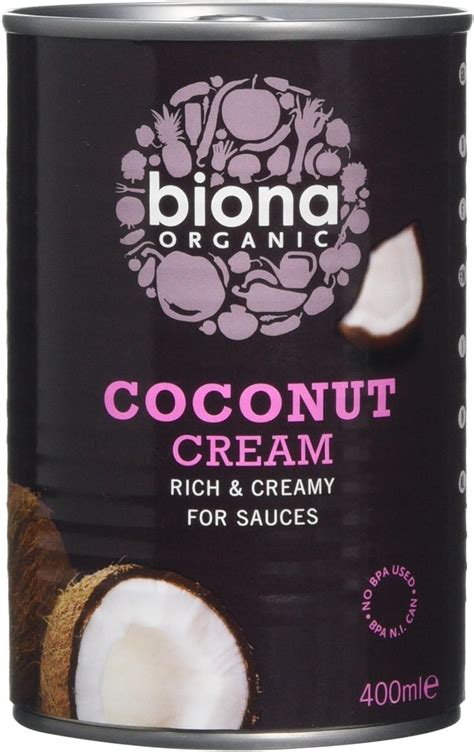 Biona Organic Coconut Cream Ml Pack Of Amazon Co Uk Grocery