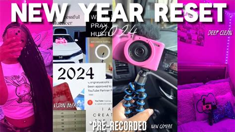 NEW YEAR RESET 2024 Cooking HUGE Deep Cleaning Vision Board Pre