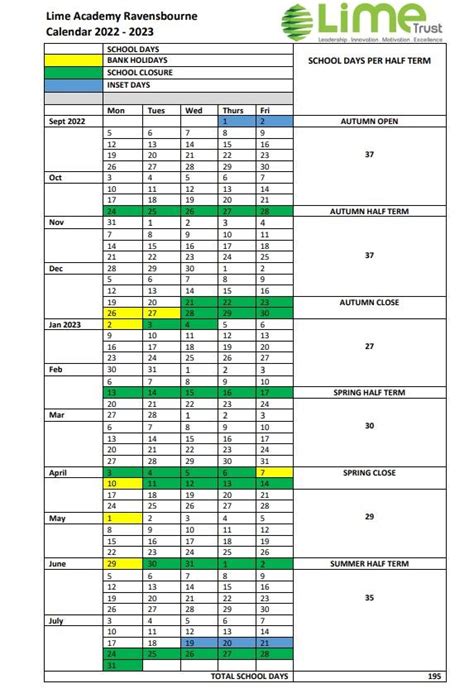 Term Dates & Calendar