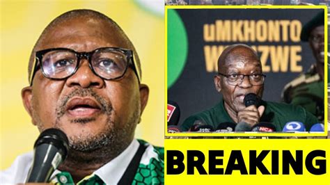 Fikile Mbalula Reveals Ancs Secret Plans For Jacob Zuma See What The Anc Want To Do To Jacob