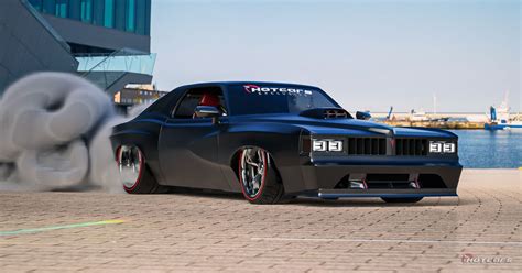 Our New Pontiac LeMans Render Is The Dark Knight Of Restomod Muscle Cars