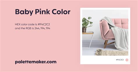 baby pink color hex fcc meaning   previews palettemaker