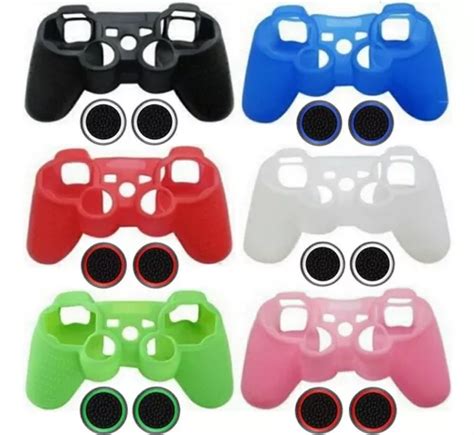 Case Silicone Controle Ps Par De Grips Gratis Parcelamento Sem Juros