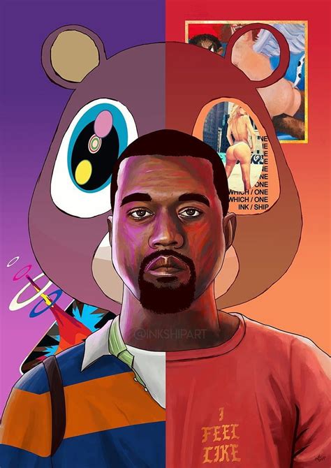 Kanye West Poster Evolution Hip Hop Music Art Print A1 A2 Kanye West