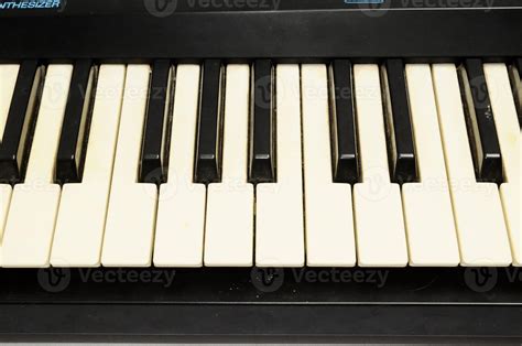 Piano keyboard closeup 16734923 Stock Photo at Vecteezy