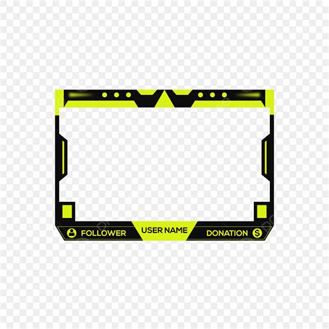 Gamers Clipart Vector Gamer Top Facecam Overlay Png Cyberpunk