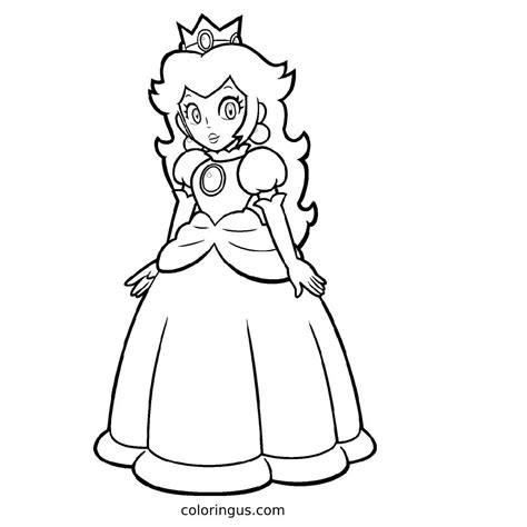 Mario Peach Coloring Pages Coloringus 3552 The Best Porn Website