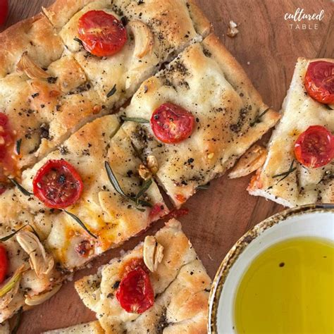 Rosemary Tomato Focaccia Bread Cultured Table