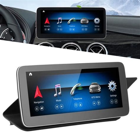 Akozon Lecteur multimédia de voiture Écran tactile capacitif de lecteur