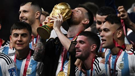 Lionel Messi And Argentina Crowned World Champions Amazing Grace