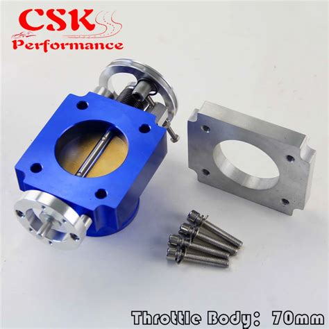 Mm High Flow Alloy Aluminum Universal Cnc Billet Intake Throttle Body