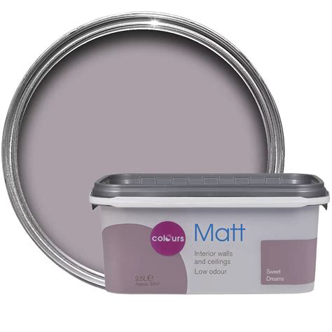 Colours Sweet Dreams Matt Emulsion Paint 2 5l Departments Diy At Bandq